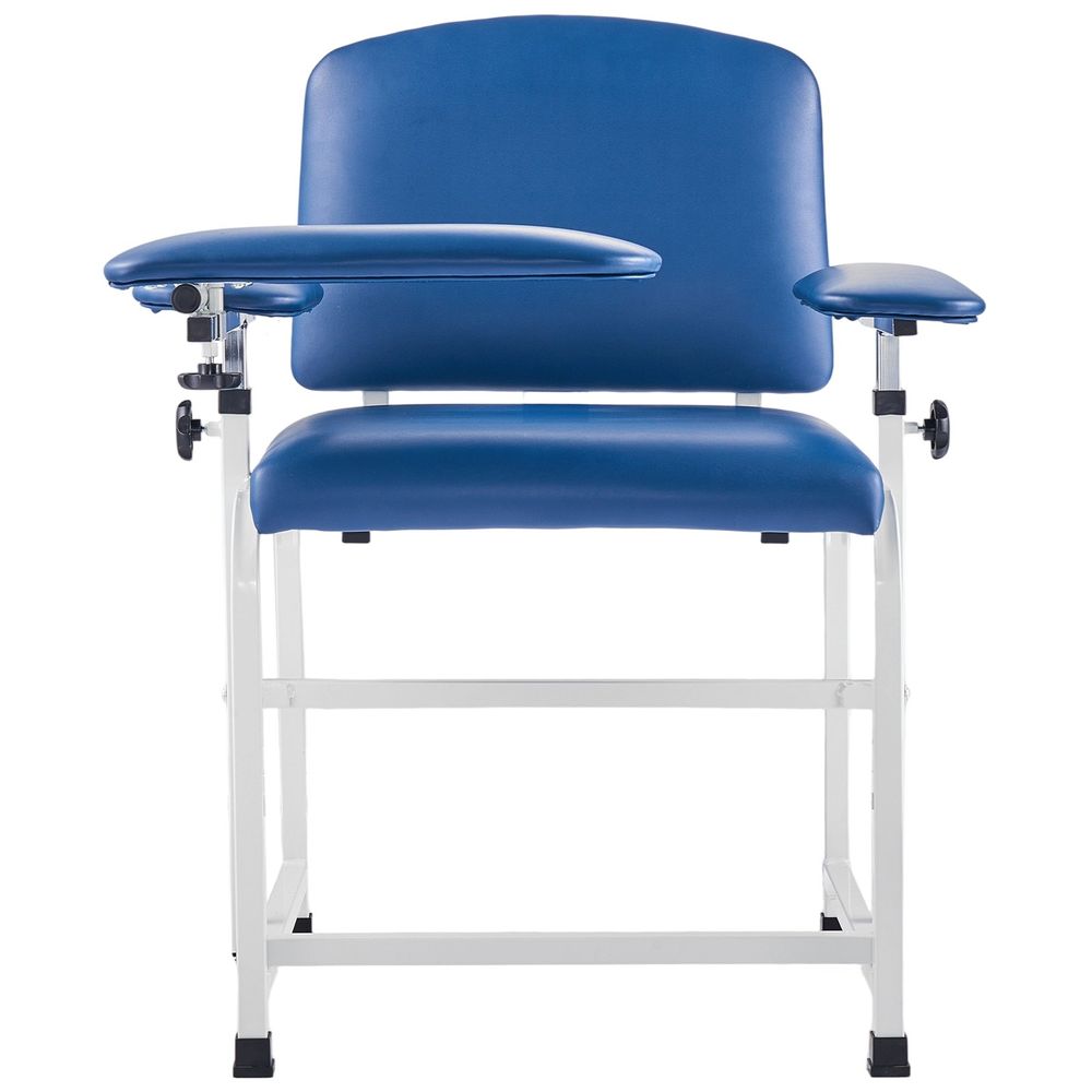 Phlebotomy Chair Blood Draw Chair with Adjustable Armrests and Flip Arm