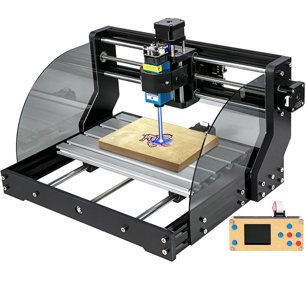 CNC 3018 Pro CNC Router 15W Laser 3 Axis GRBL Control CNC Machine Laser Engraver