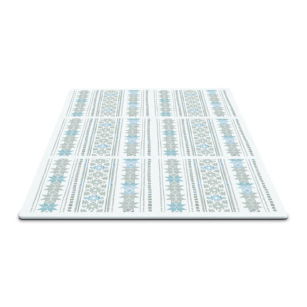6 Tiles Kids Play Mat, 0.5 Inch Toddler Play Mat with EVA Foam, 24" x 24" Puzzle Play Mat with 24 sq.ft Coverage, Interlocking Toddler Mats for Play Room, Nursery, Living Room, Light Gray
