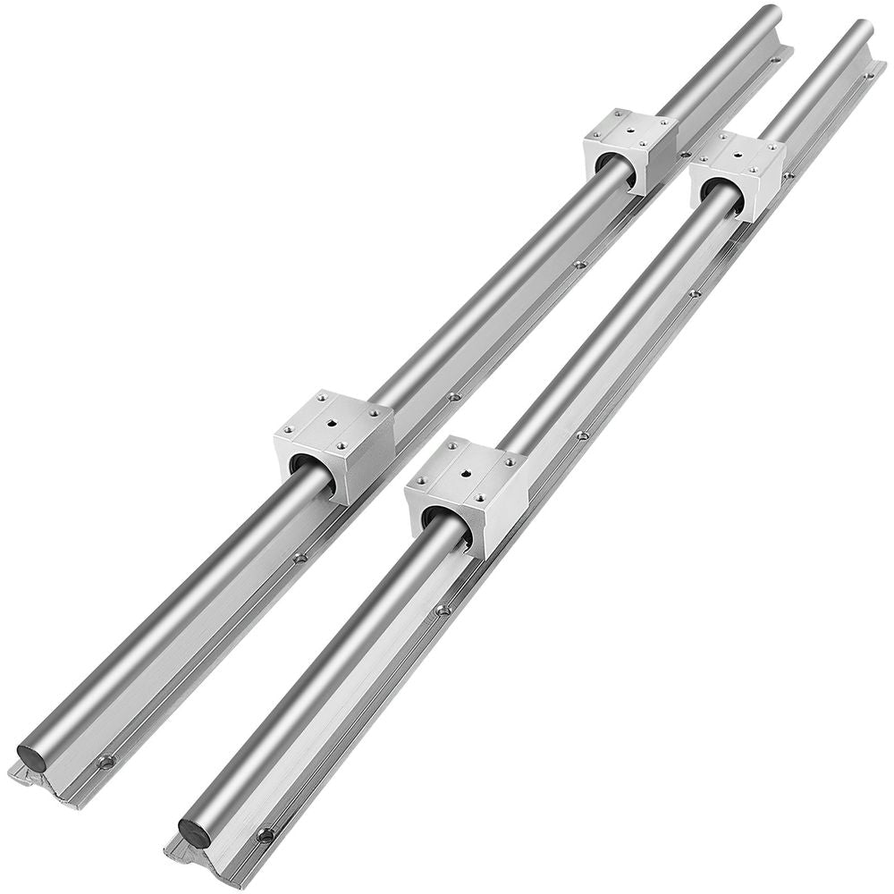 Linear Rail SBR20-800mm 2 Linear Slide Guide with 4 SBR20UU Bearing Block