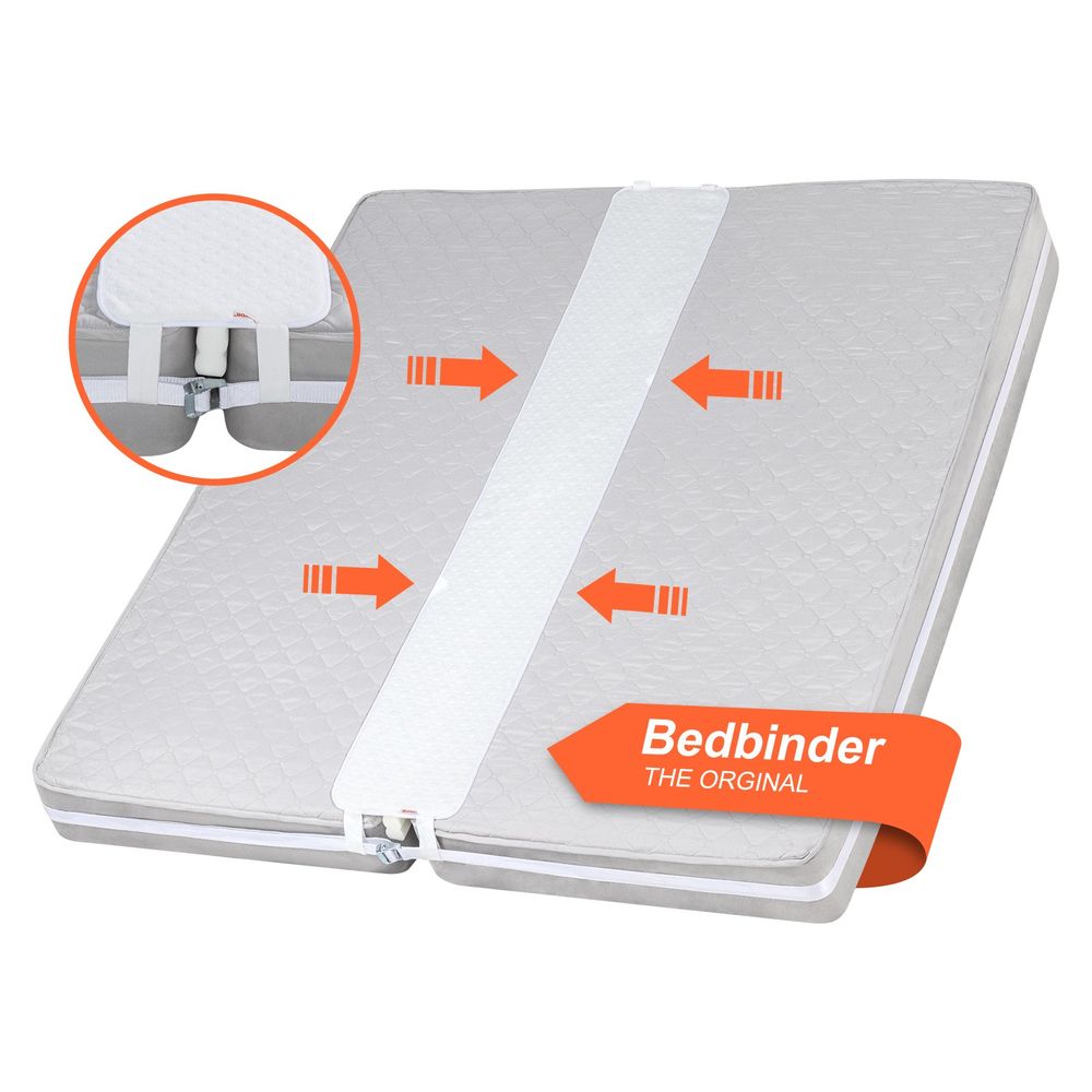 2-in-1 Bed Bridge Twin to King with Attached Sheet - Twin Bed Connector - Split King Gap Filer - Mattress Wedge Gap Filler - Twin to King Bed Converter - Mattress Gap Filler King Bed, 75" L x 12" W