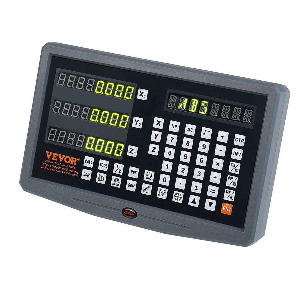 Digital Readout 16'' & 18'' & 38'' Linear Scale 3 Axis DRO Display Kit