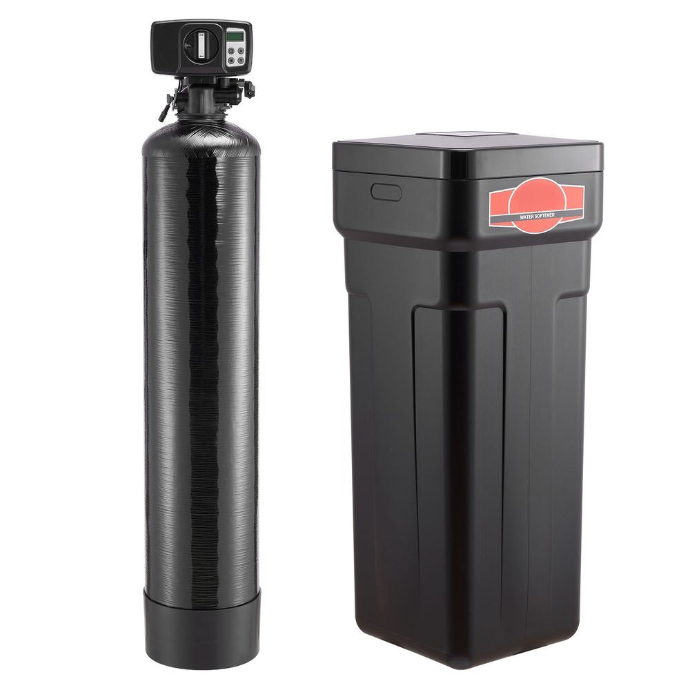 Water Softener, 32, 000 Grains Whole House Water Softener System, with Automatic Digital Control Head, Bypass Valve, Reduce Hardness and Minerals, Improve Water Quality, for 1-2 Bathrooms