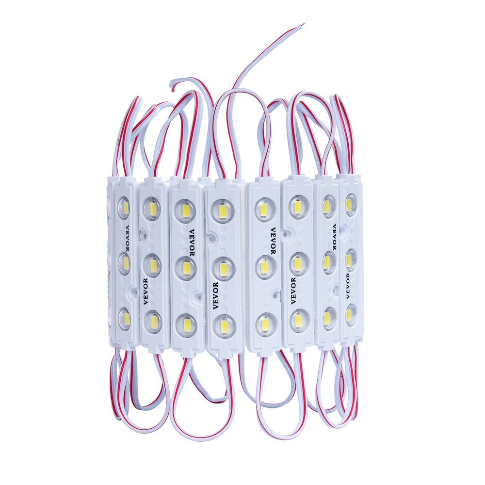 200PCS LED Storefront Lights, 108 ft DC 12V, LED Module Lights, 5730 SMD 3-LED 1.5W Window Lights with Tape Adhesive Backside, for Business Store Window Advertising Letter Signs, IP68 Waterproof