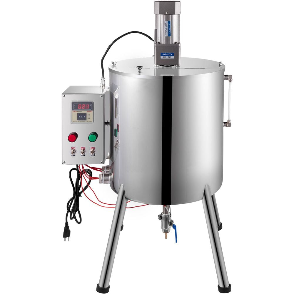 Heating Mixing Filling Machine, 15L/4 Gal Lipstick Filling Machine, 35W Lipstick Filler, Heating and Stirring Filling Machine with Stirrer for Cosmetics, Drink, Lipstick, Wax and Nail Polish