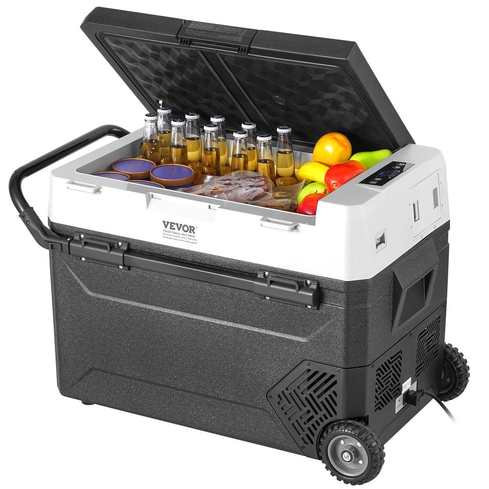 Portable Car Refrigerator Freezer Compressor 60 L Single Zone for Car Home