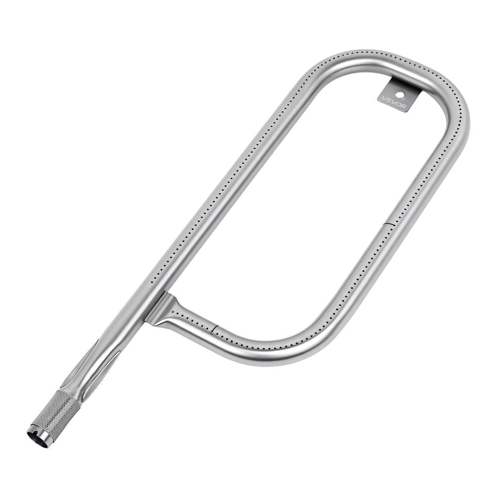Grill Burner Tube for Weber Q100, Q120, Q1000, Q1200, Baby Q Gas Grills, 17 inch 304 Stainless Steel Tube Burner for Weber 516001, 516002, 50060001, Replacement Part 69957, 60040, 41657, 45657