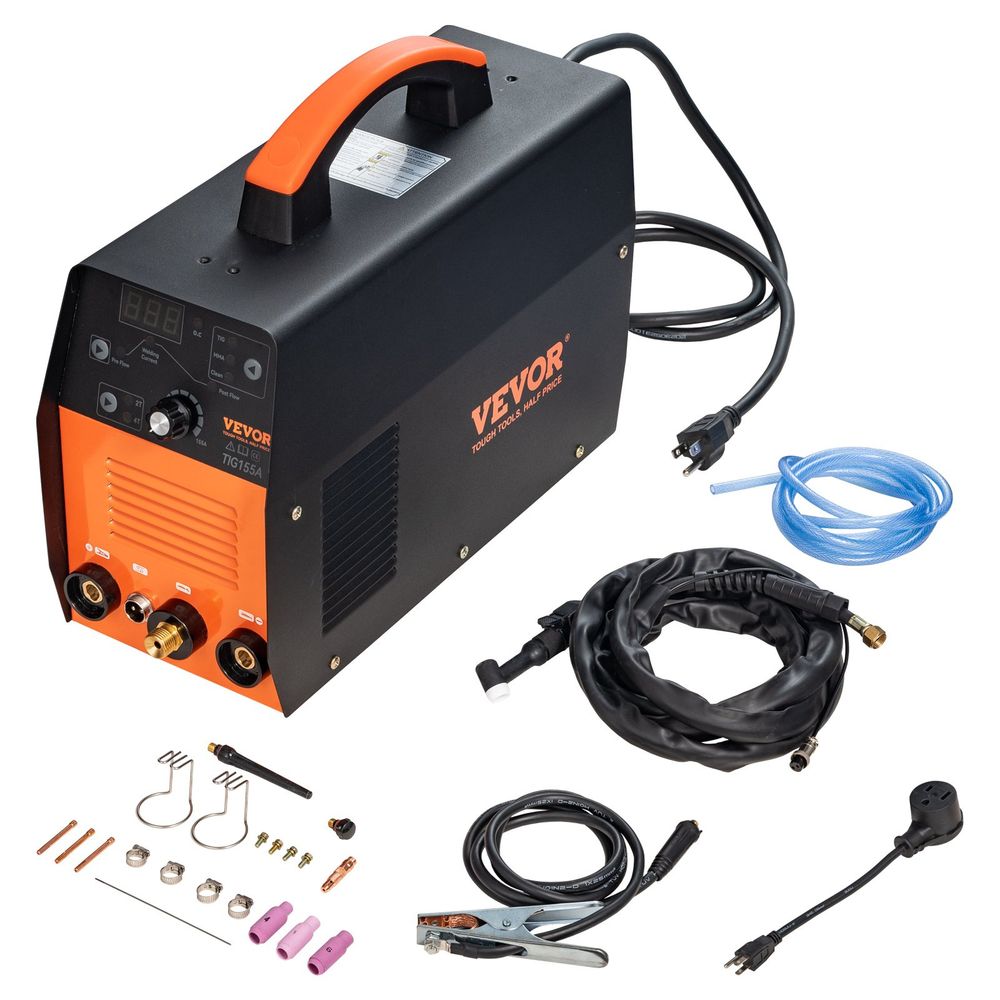 TIG Welder 3 in 1, 110V High Frequency TIG/Stick/Clean Welding Machine w/IGBT Inverter, 155Amp Digital Arc Welder