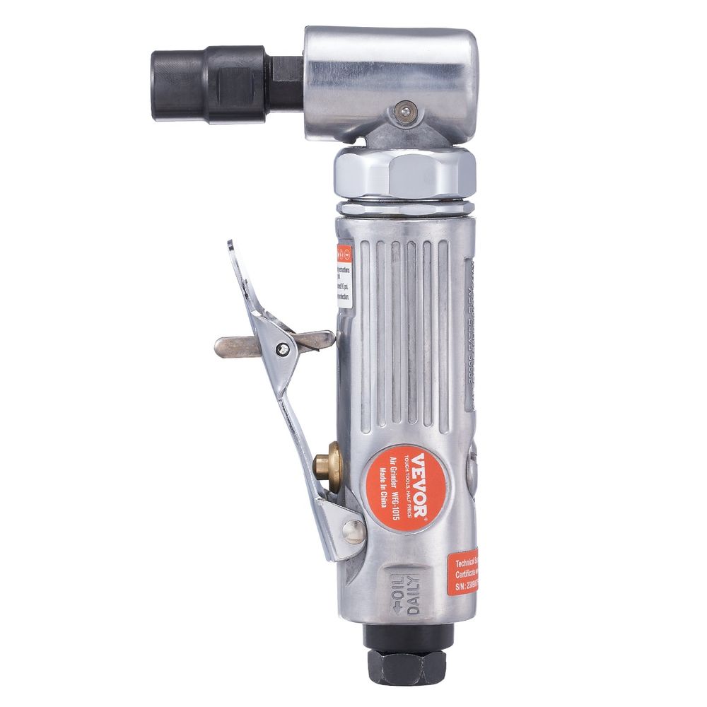 Air Die Grinder, 1/4" Right Angle Die Grinder 20000RPM, Lightweight, Ball Bearing Construction, 24PCS Discs for Grinding, Polishing, Deburring, Rust Removal