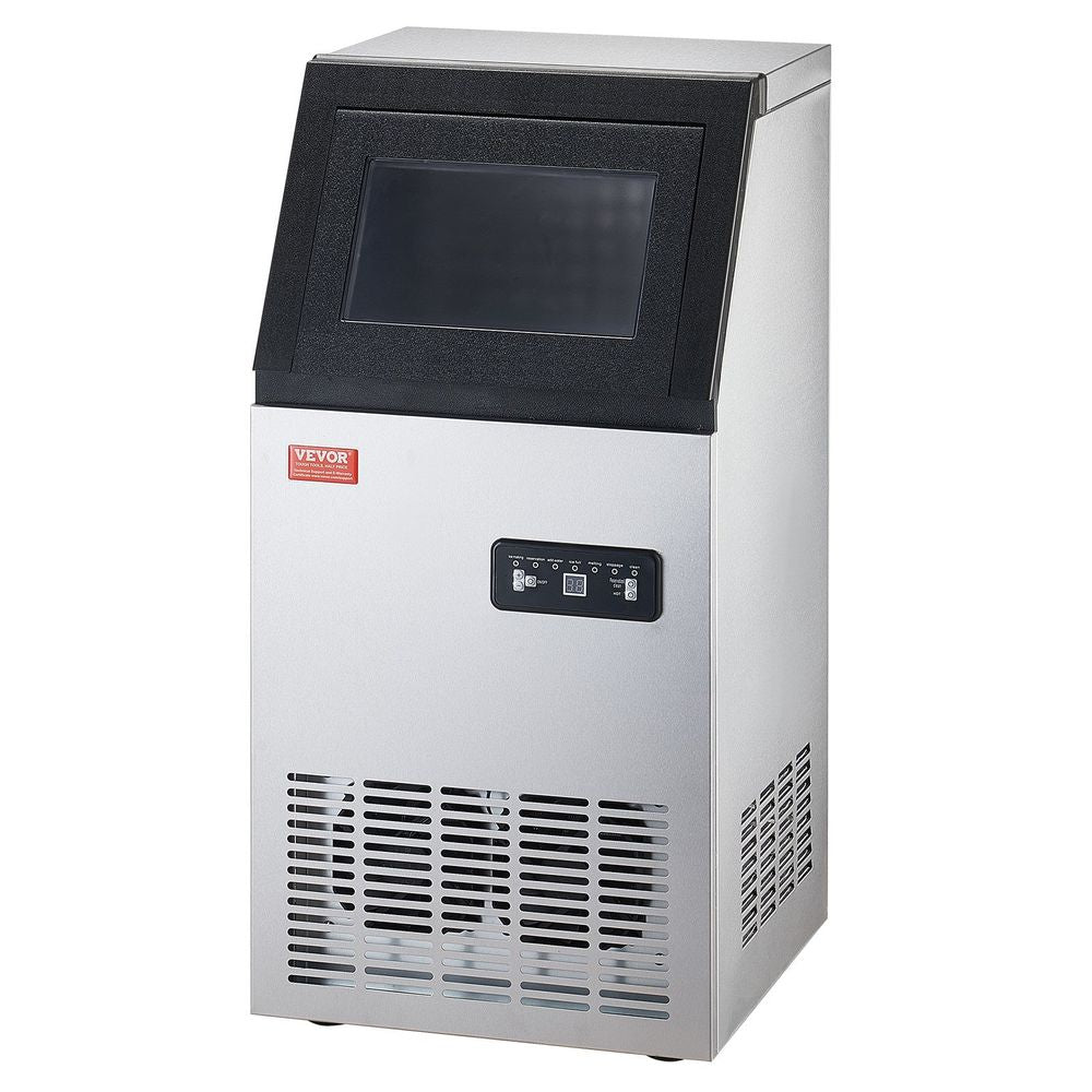 Commercial Ice Maker Freestanding Cabinet Machine 80lbs/24H 36 Ice Cubes