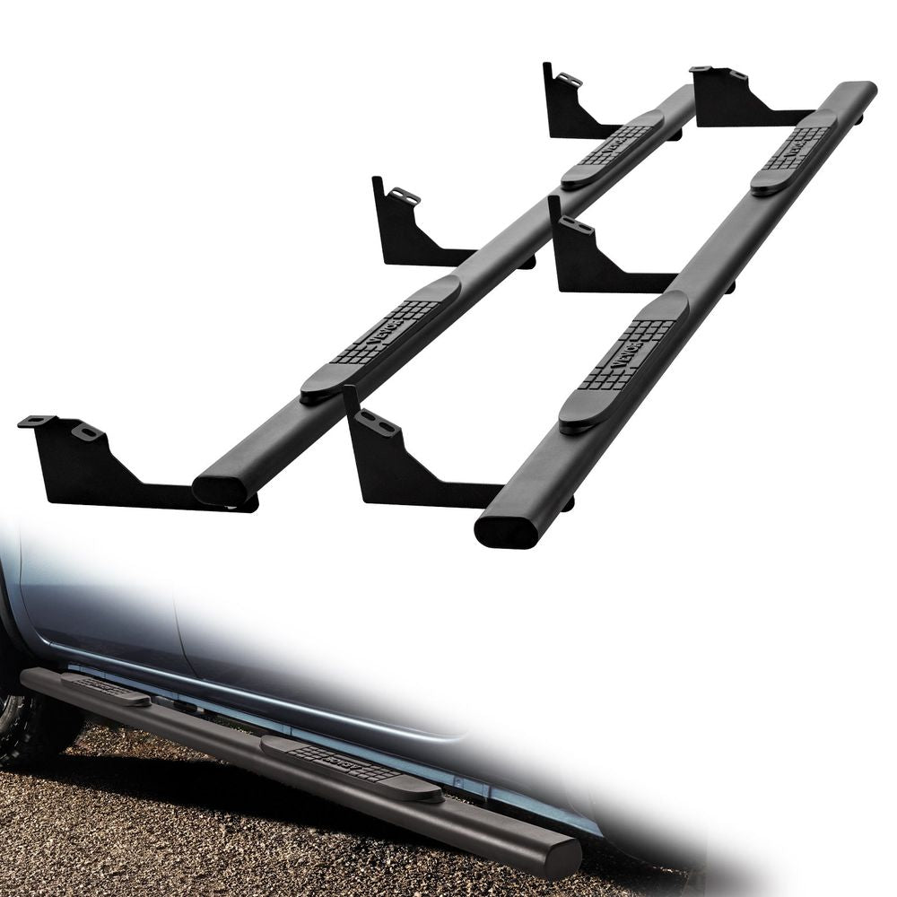 Running Boards 3" Step Bars Fit 2005-2023 Toyota Tacoma-Crew Cab 500LBS