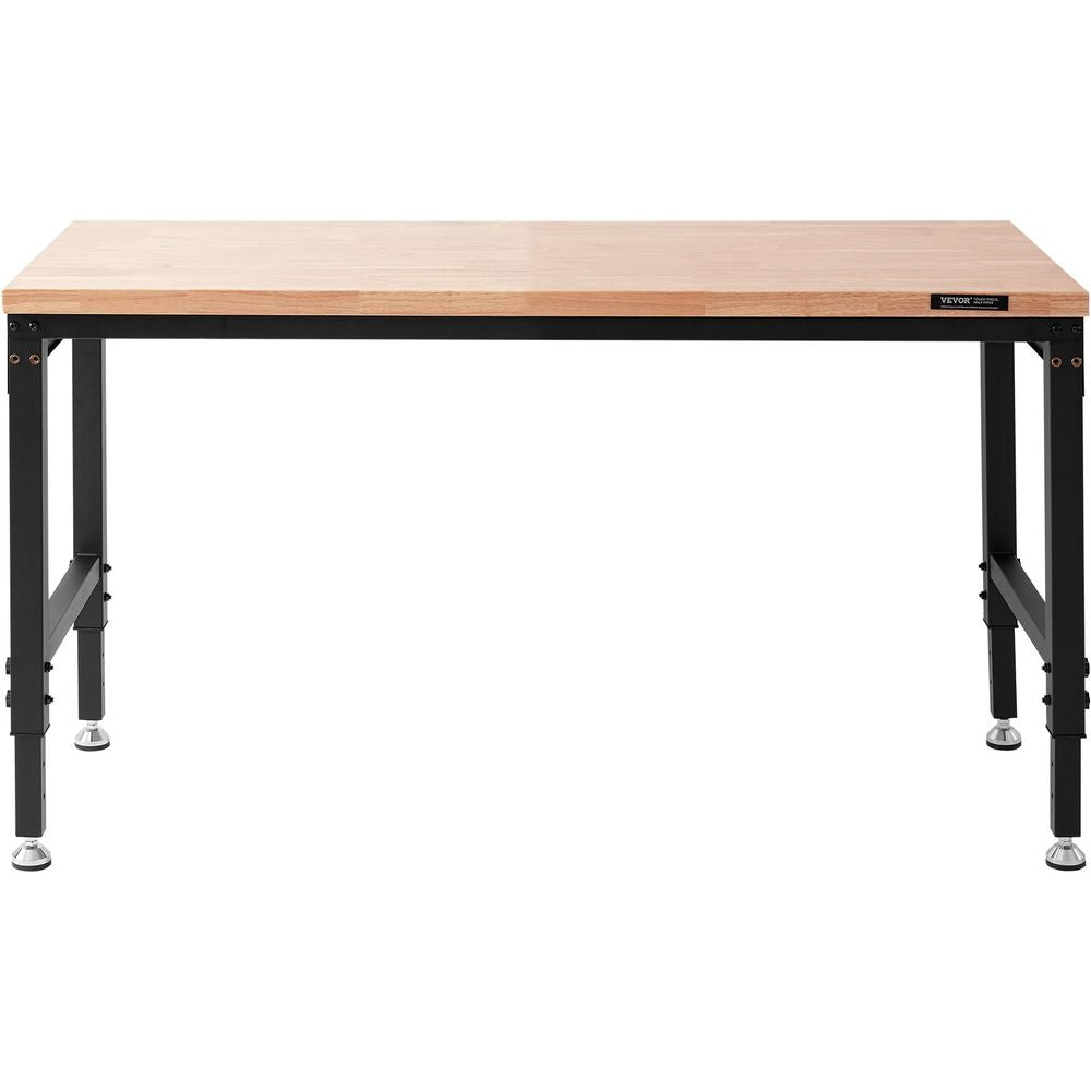 Workbench A3 Steel Work Bench For Garage max. 1500W Heavy Duty Workbench 220lbs Weight Capacity 0.47" Bench top Thickness Hardwood Workbench 1.5m Cable 4xAC outlets 2xUSB ports 30xHooks