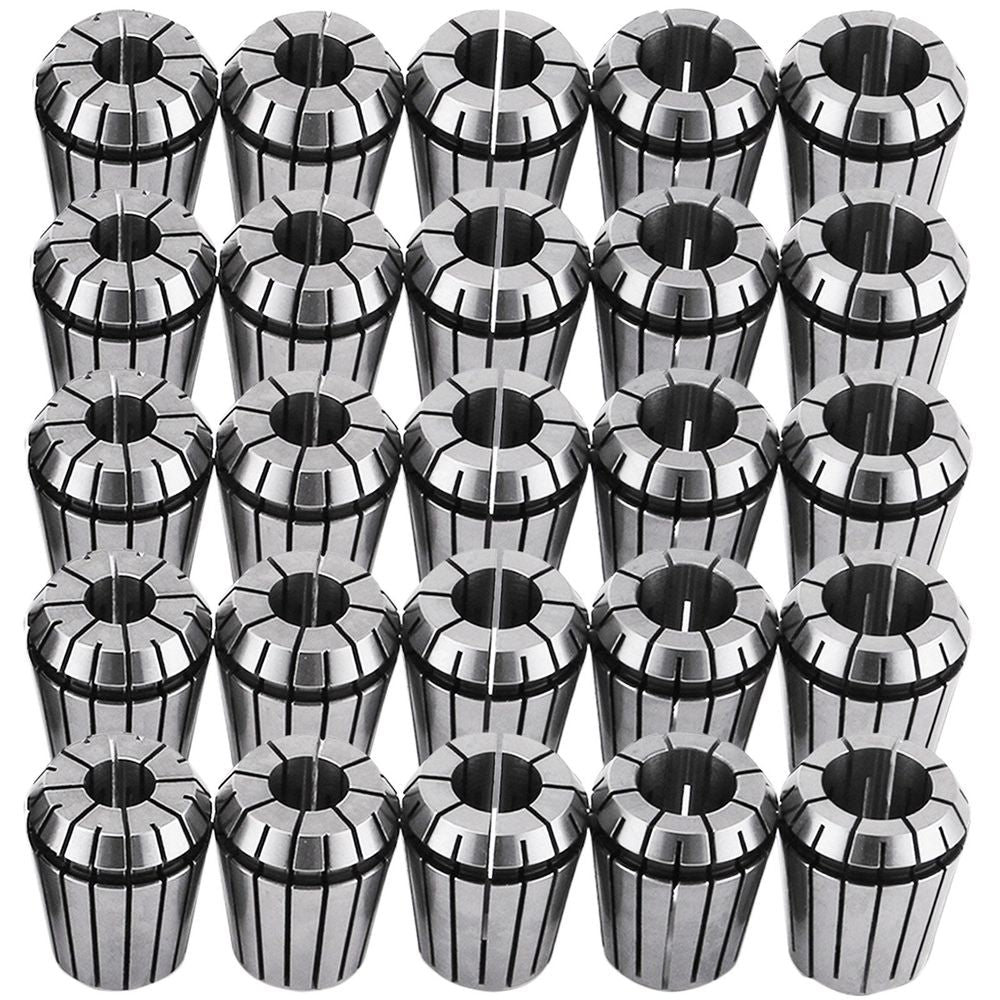 25 Pcs Collet Set ER32 Collet Chuck 1/16 inch-3/4 inch Holder Spring Collet Set for CNC Engraving Machine & Milling Lathe Tool (ER32)