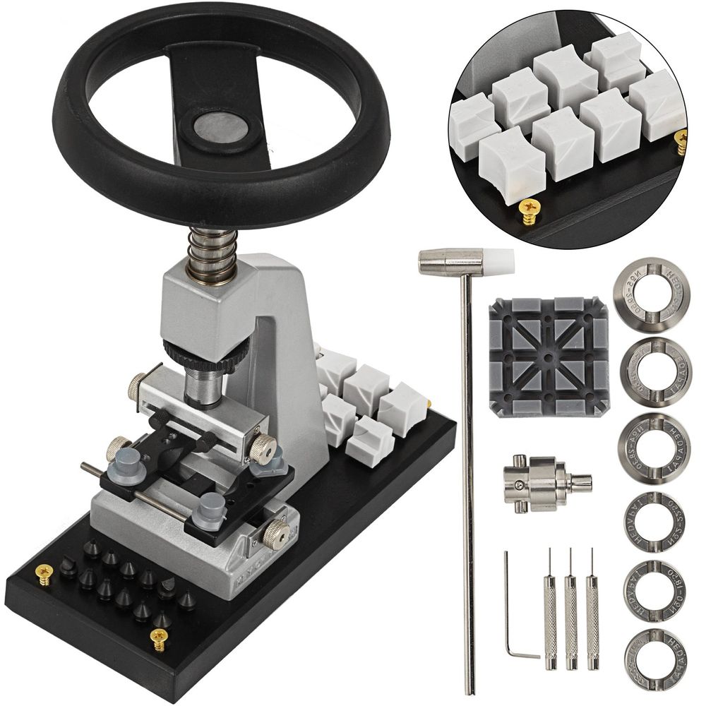 Bench Watch Opener 5700 Watch Case Back Opener for Screw Oyster Style Watch Case Opener and Closer Suitable for Watch Making and Repair
