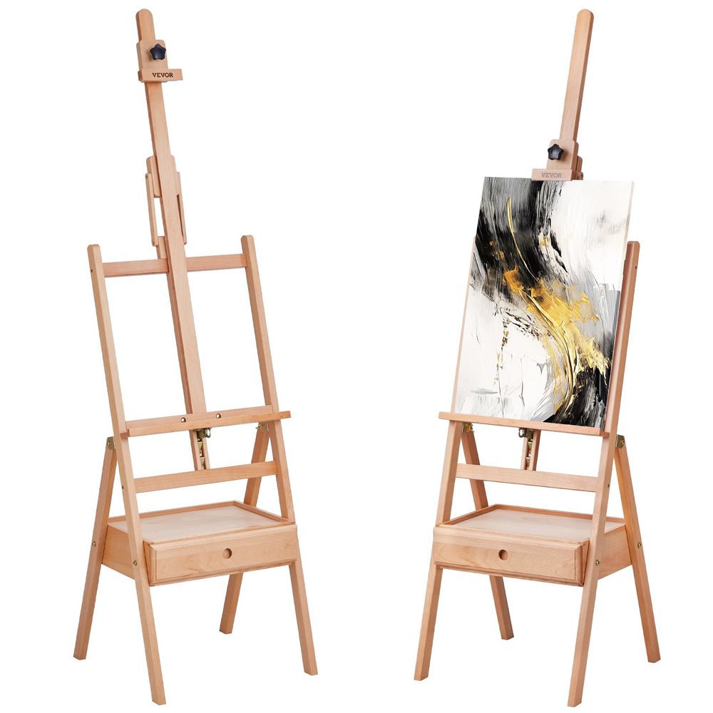 Studio H-Frame Easel Holds Canvas Art up to 36" Beechwood Artists Easel