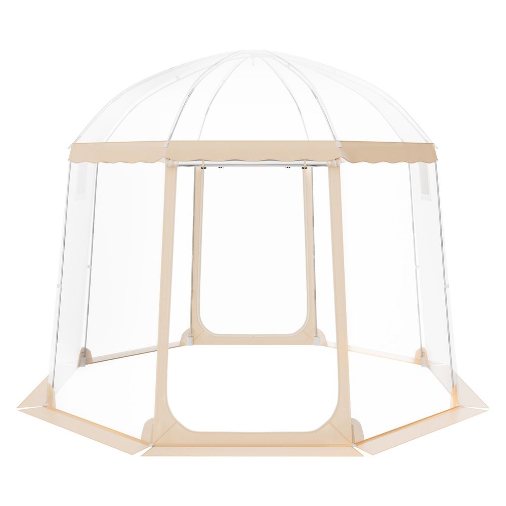 Sports Tent Instant Pop-Up Tent Shelter Weather Proof 4-8 People Clear