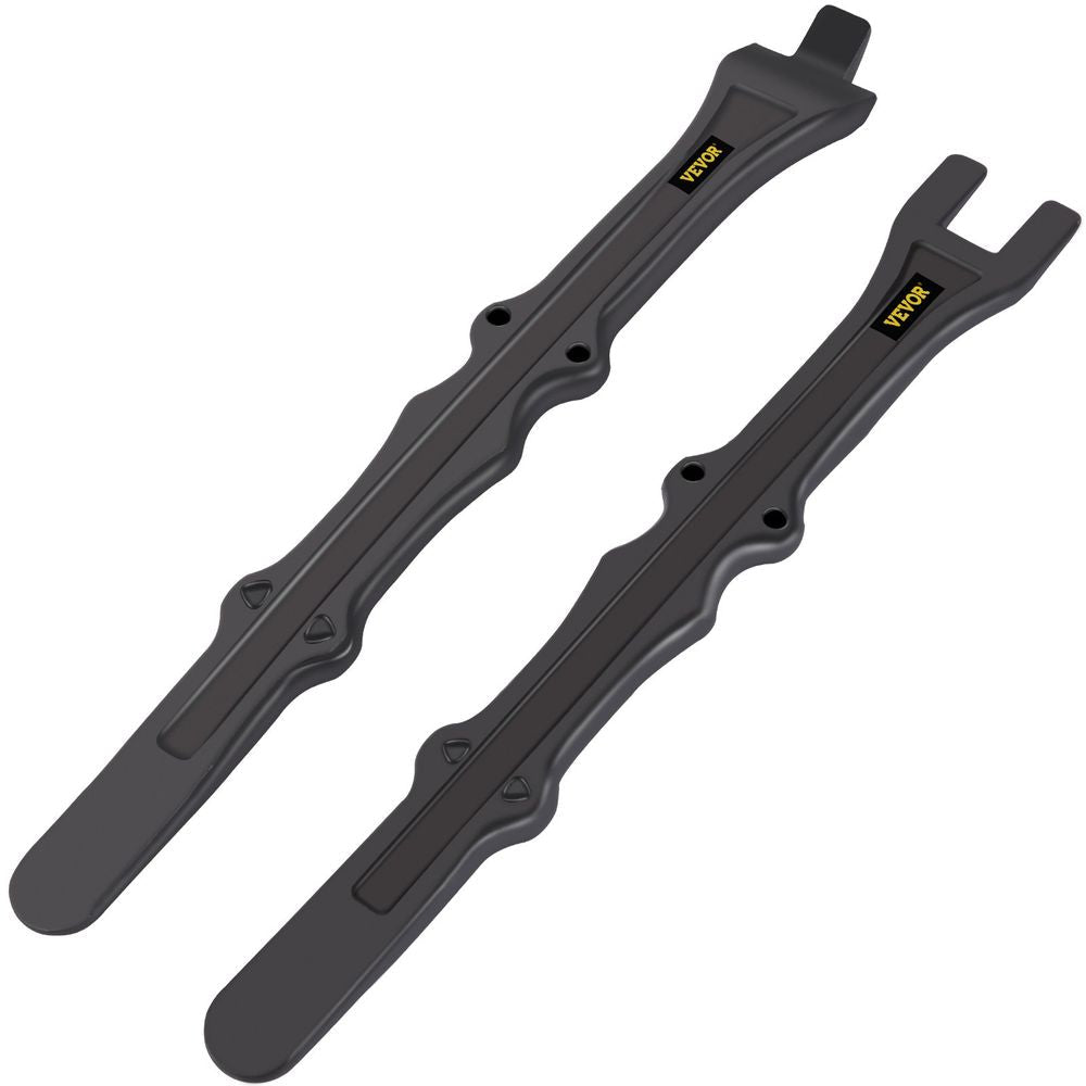 Tire Changing Tool, 14.5 Inch Tire Iron Set, 2pcs Motorcycle Tire Irons, 40CR Steel Tire Bead Breaker, Black Tire Changing Spoons, Rust Proof Motorcycle Tire Spoons, Tire Levers For Bile Tires