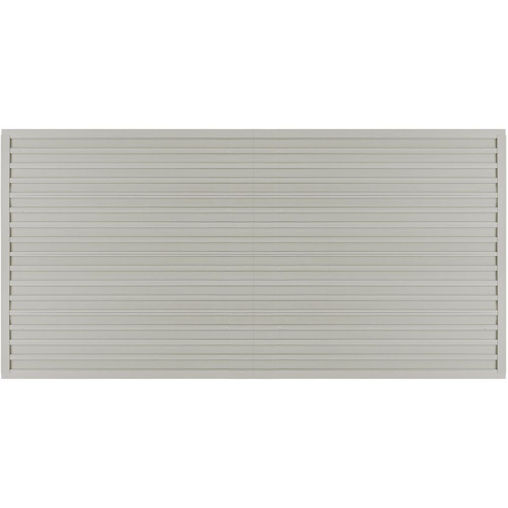 Slatwall Panels, 4 ft x 1 ft Gray Garage Wall Panels 12"H x 48"L (Set of 8 Panels), Heavy Duty Garage Wall Organizer Panels Display for Retail Store, Garage Wall, and Craft Storage Organization
