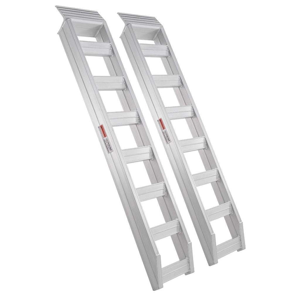 Aluminum Ramps, 8810 lbs, Heavy-duty Ramps with Top Hook Attaching End, Universal Loading Ramp for Motorcycle, Tractor, ATV/UTV, Trucks, Lawn Mower, 72"L x 15"W, 2Pcs