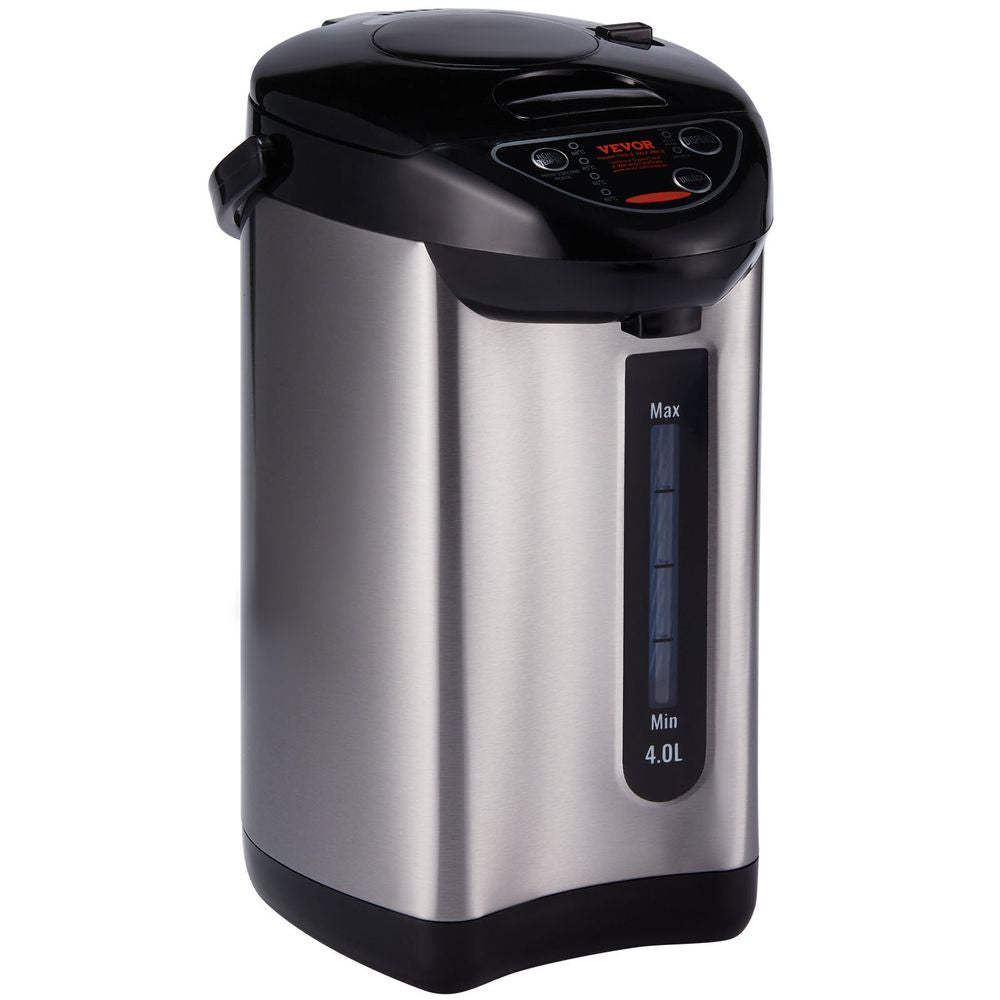 Hot Water Dispenser, Adjustable 4 Temperatures Water Boiler and Warmer, 304 Stainless Steel Countertop Water Heater, 3-Way Dispense for Tea, Coffee and Baby Formula, 4L/135 oz