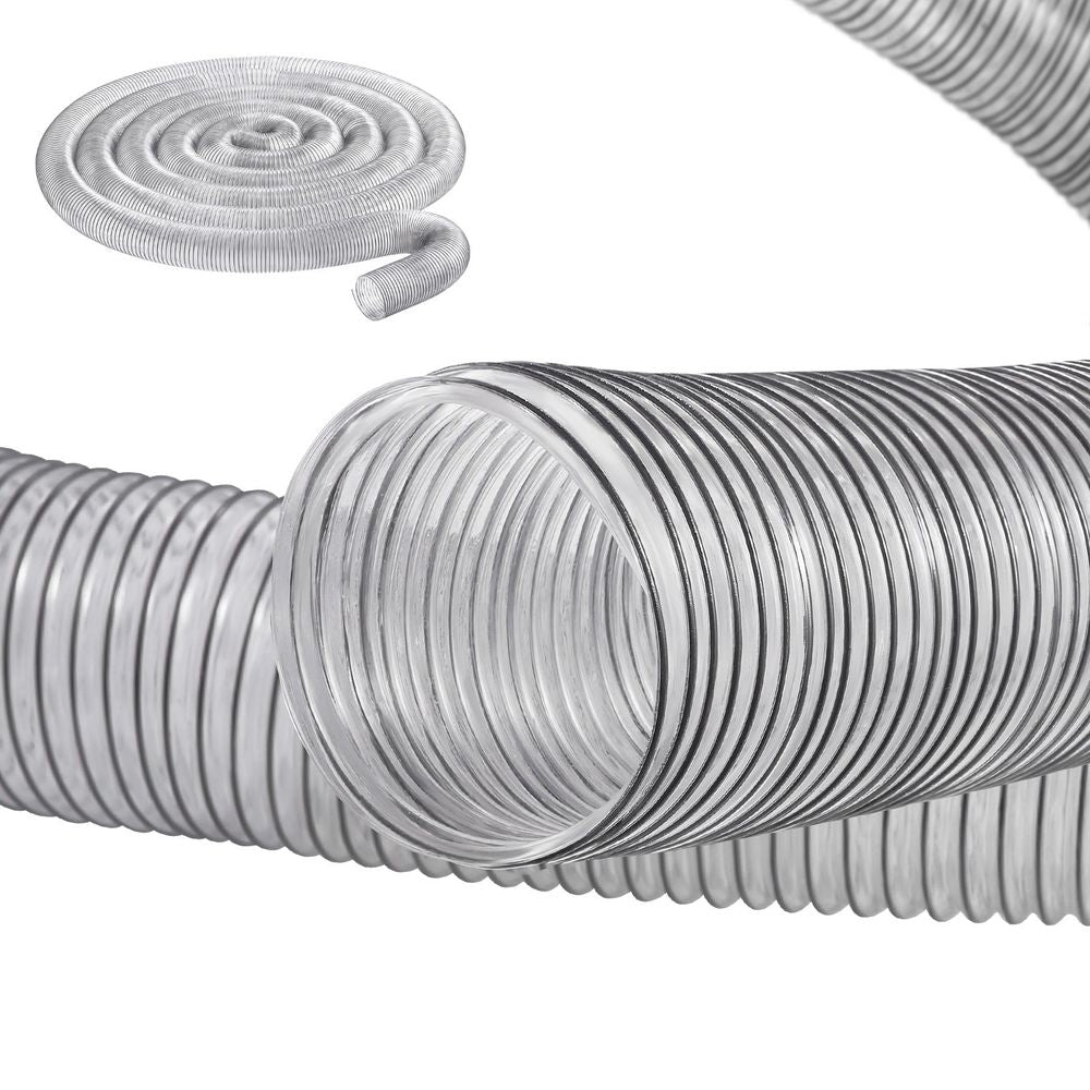 4'' x 50' Dust Collection Hose Thickened PVC Flexible Clear Hose