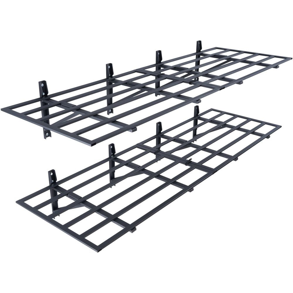 Garage Storage Shelving, 2 Pack, 6 x 2 ft Heavy Duty Garage Shelves Wall Mounted, 1600 lbs Load Capacity(Total) Garage Storage Rack Floating Shelves, Suitable for Shop, Shed, Garage Storage