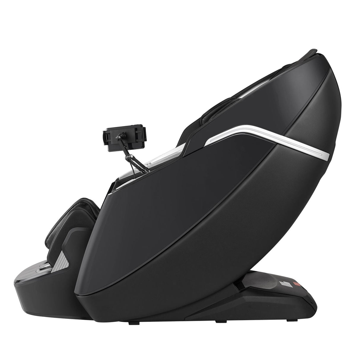 Dual-Core 4D+3D Full Body Massage Chair, with Extended SL Track, Deep Yoga Stretch, Electric Extendable Footrest, TFT, AI Voice Control, Heat, Airbags, Armrest Controls, Wheels