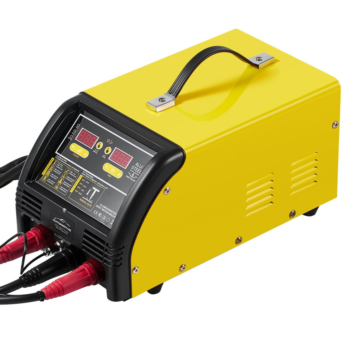 Dual Pro Stud Welder Deluxe AL/Fe Dent Repair Kit, Professional 5KW Welder with Auto/Manual Welding and 10 Modes, 110V Spot Welding Dent Repair Machine for Steel & Aluminum Auto Panels Repair