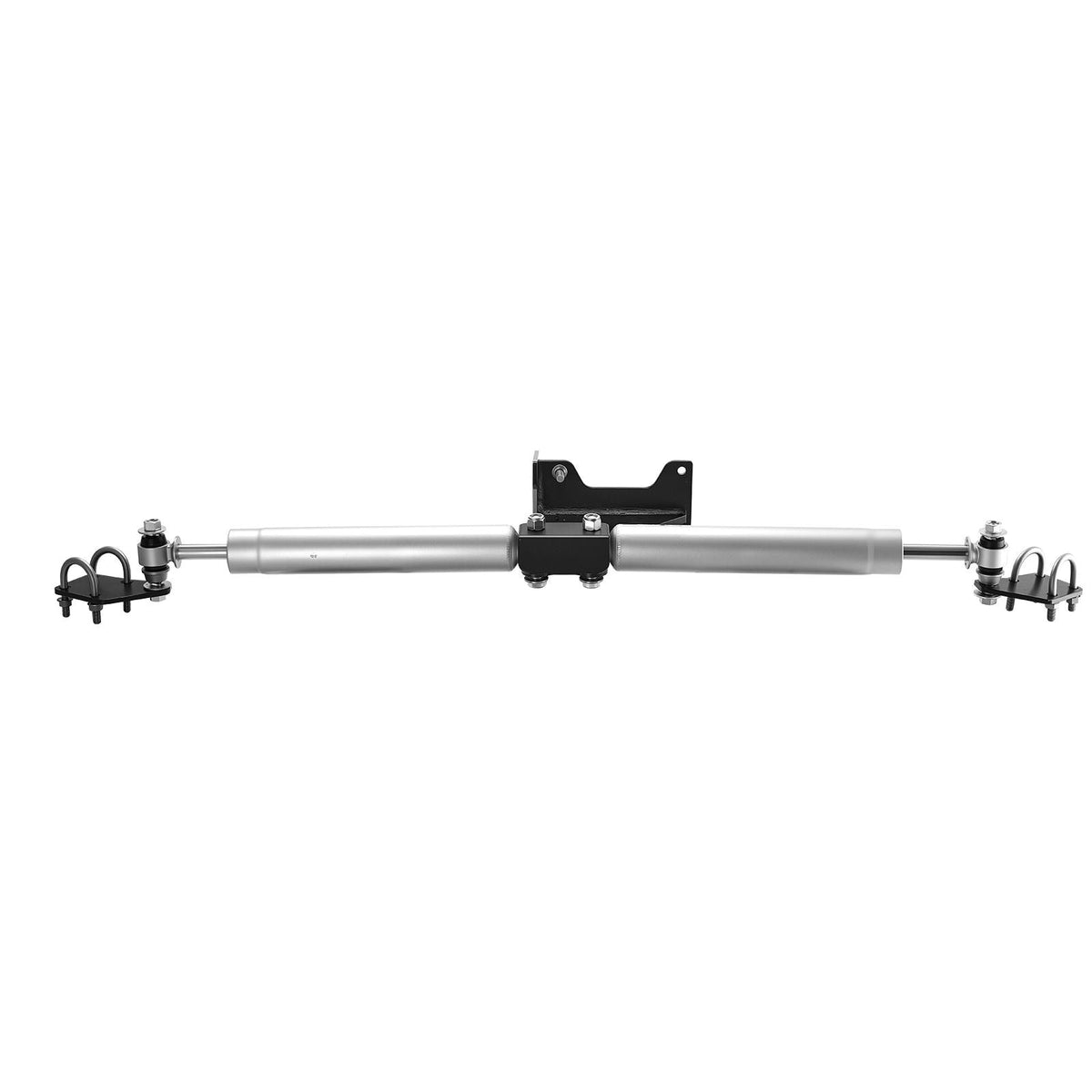 Dual Steering Stabilizer, for 2005-2024 Ford F-250/F-350 Super Duty 4WD, Dual Steering Stabilizer Kit Fits with 2 Inches of Suspension Lift or Higher, Enhanced Control and Reduced Vibration