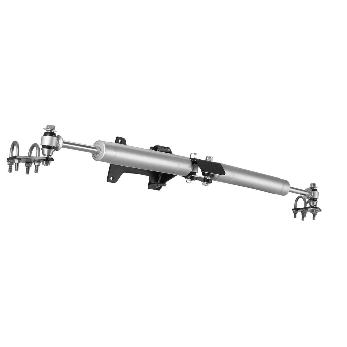 Dual Steering Stabilizer, for 2005-2024 Ford F-250/F-350 Super Duty 4WD, Dual Steering Stabilizer Kit Fits with 2 Inches of Suspension Lift or Higher, Enhanced Control and Reduced Vibration