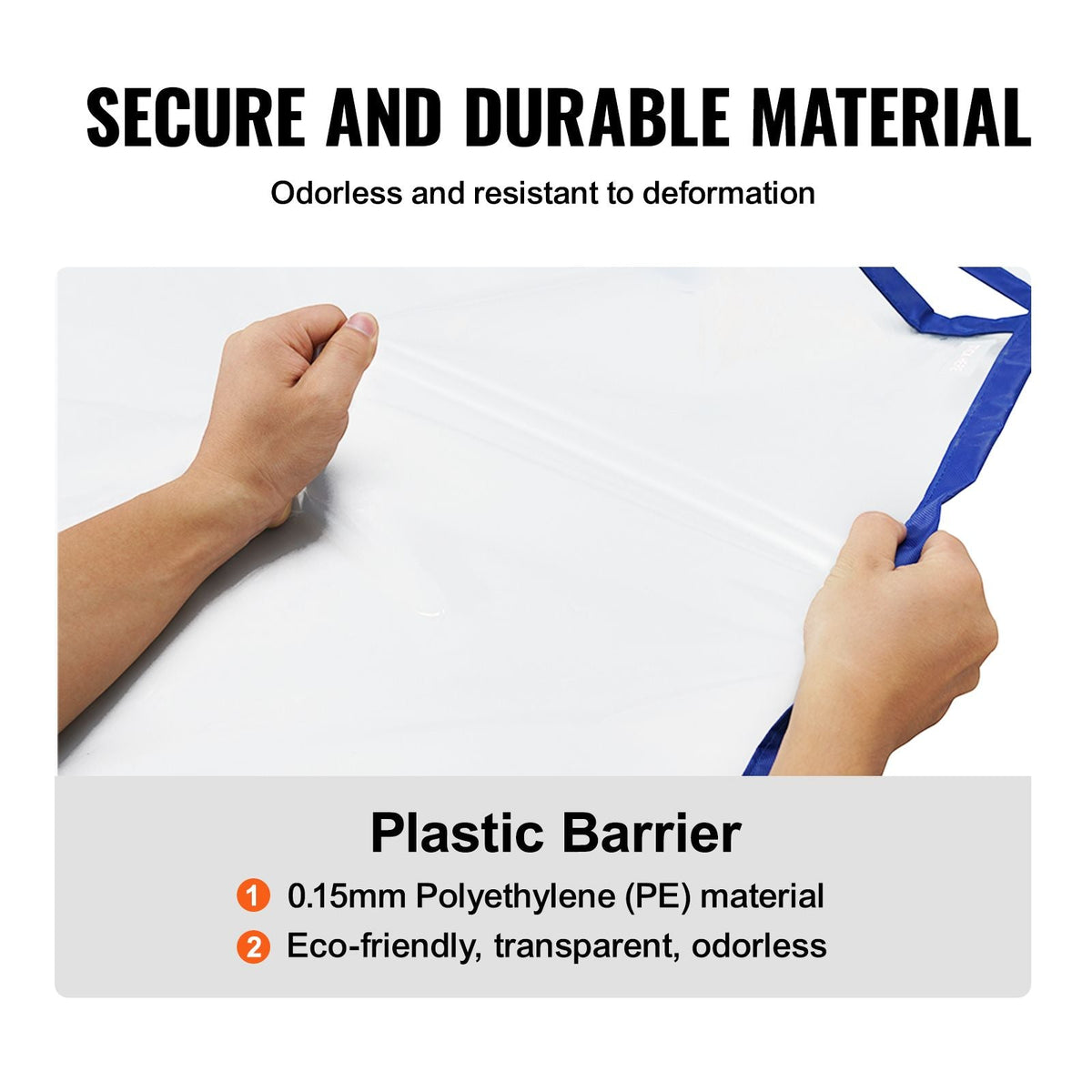 Dust Barrier, 7.5 x 4 ft Dust Barrier Door Kit, PE Construction Door Cover for Dust Containment, with Magnetic Self-Closing Zipper, Dust Protection Wall for Bathroom Living Room Remodel