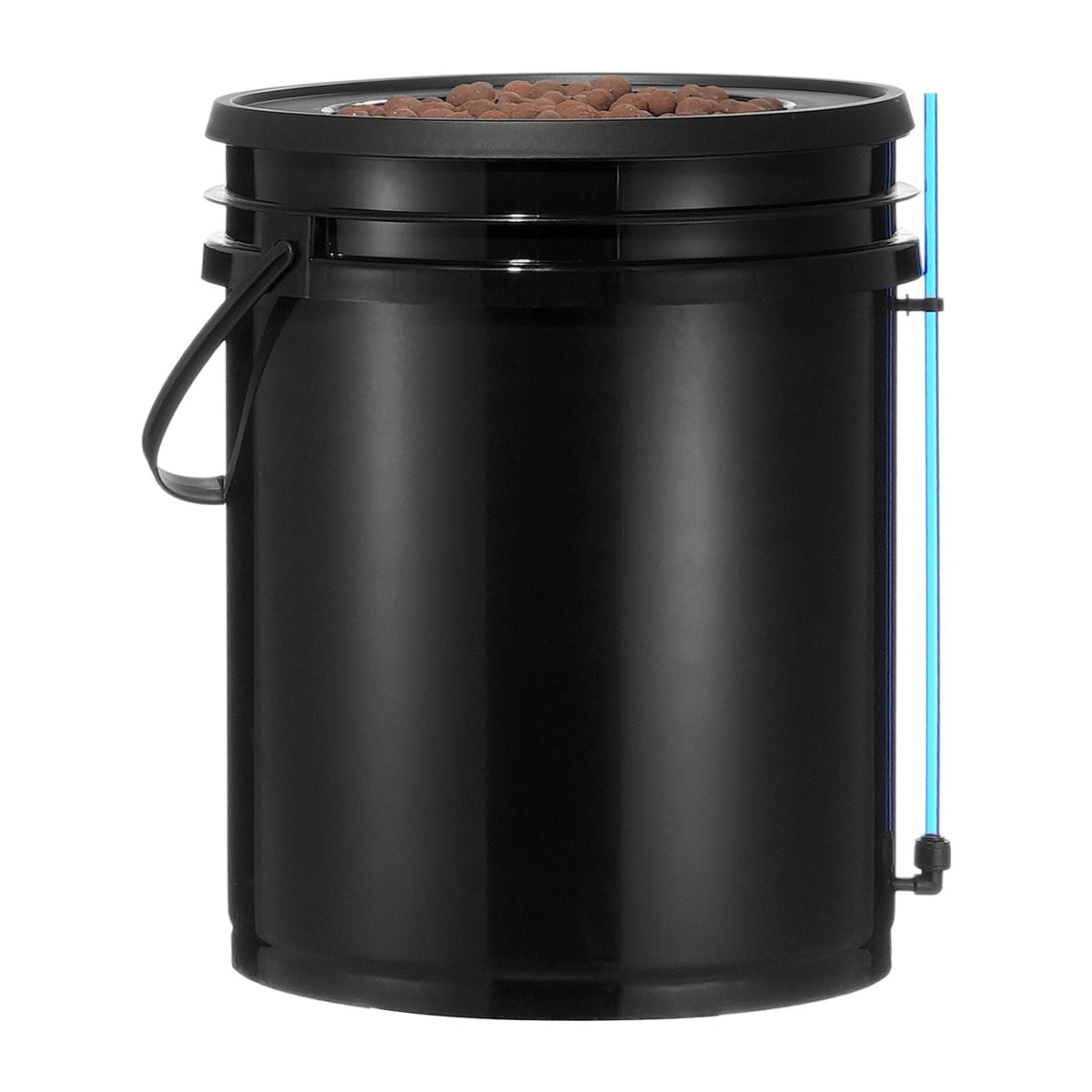 DWC Hydroponics Grow System, Hydroponic Growing System with Top Drip Kit, Deep Water Culture 5-Gallon 2 Buckets, with Air Pump, Air Stones and Water Level Device for Leafy Vegetables