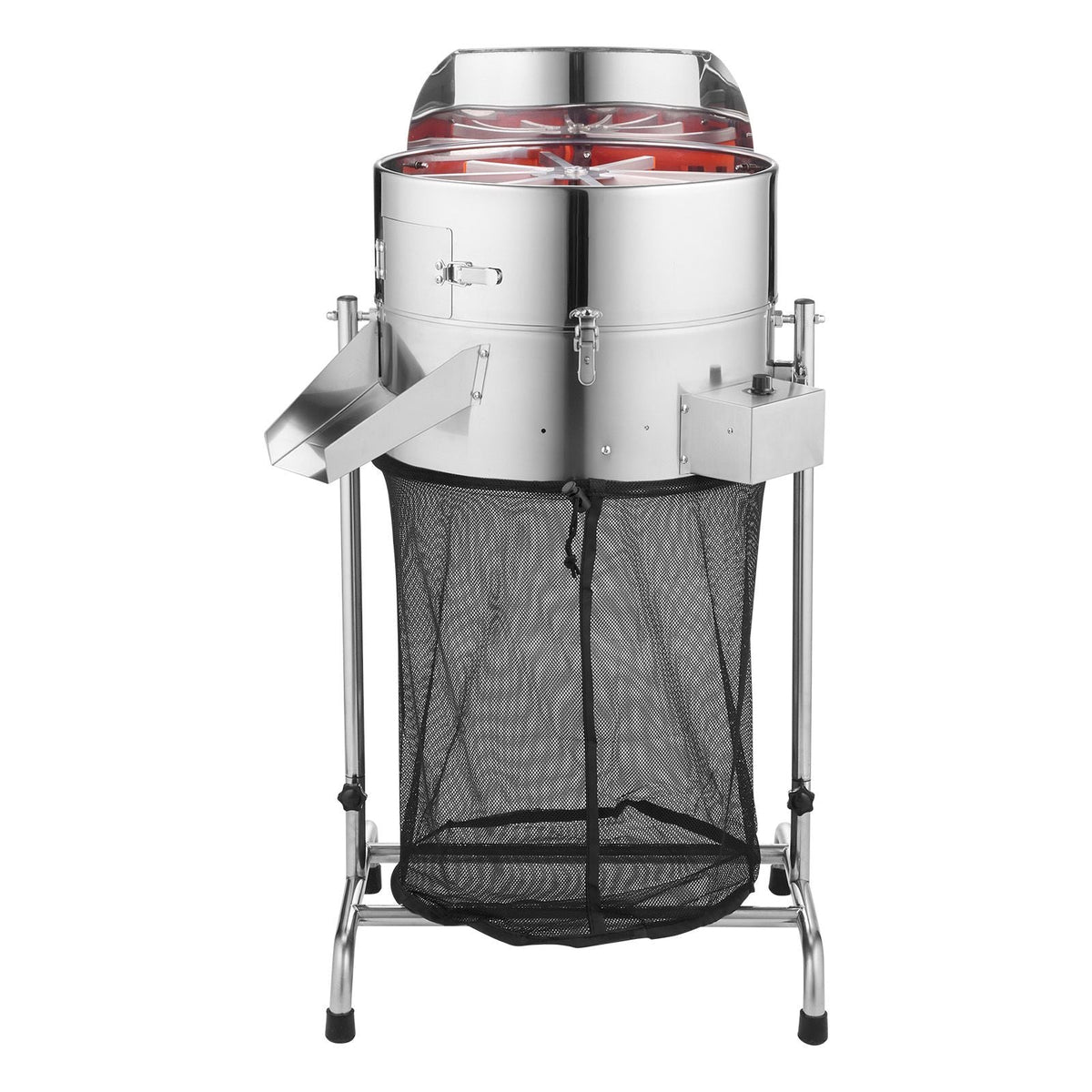 Electric Bud Leaf Trimmer, 18 in Tiltable Bud Trimmer with Sharp Stainless Steel Blades, Adjustable Speed, Hydroponic Cutting Machine with Collection Bag Hand Pruner & Scissors, for Leaves Buds