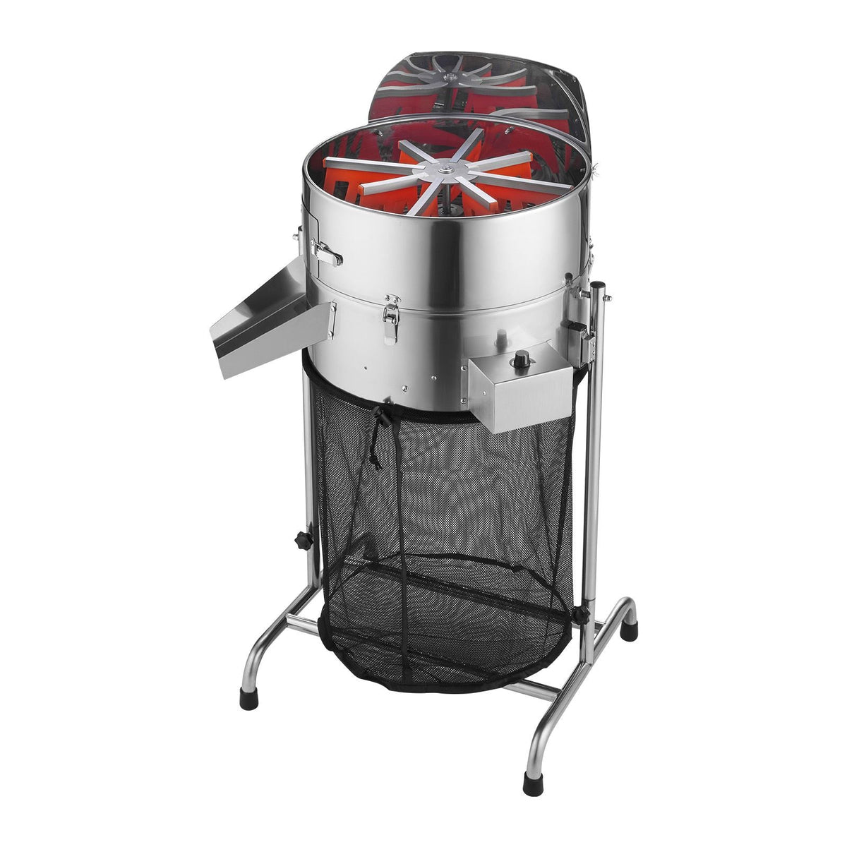 Electric Bud Leaf Trimmer, 18 in Tiltable Bud Trimmer with Sharp Stainless Steel Blades, Adjustable Speed, Hydroponic Cutting Machine with Collection Bag Hand Pruner & Scissors, for Leaves Buds