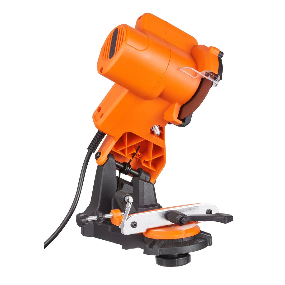 Electric Chainsaw Sharpener, 140W Electric Saw Chain Blade Sharpener 5700RPM, Professional Bench Chain Saw Sharpening Tool with 3 Grinding Wheels Fit 0.25" to 0.404" Pitch Chains