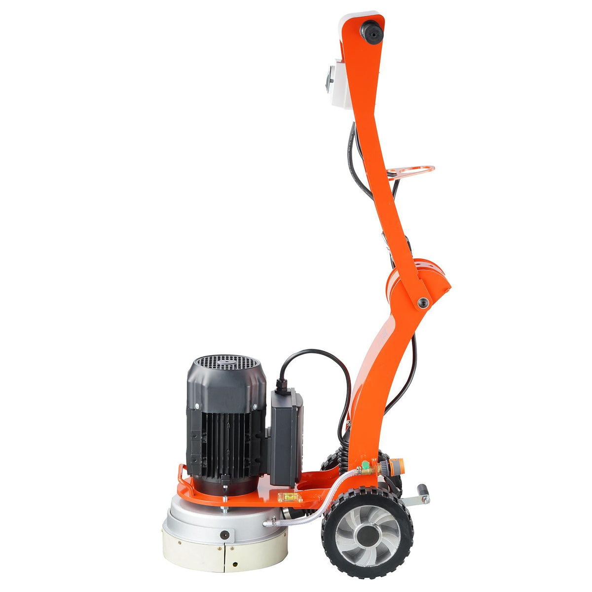 Electric Concrete Floor Grinder 10" Walk-Behind Grinder 1.7HP Concrete Floor Polisher, 1300W Grinding Machine, 1720RPM Upgrade Brushless Motor Surfacing Grinder for Granite/Marble/Stones