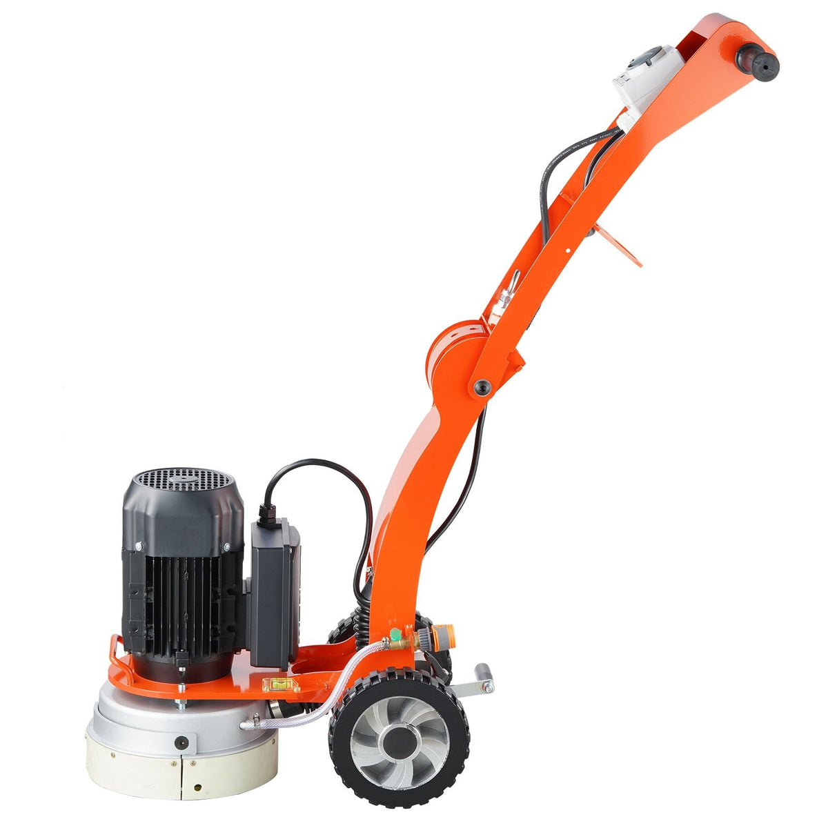 Electric Concrete Floor Grinder 10" Walk-Behind Grinder 1.7HP Concrete Floor Polisher, 1300W Grinding Machine, 1720RPM Upgrade Brushless Motor Surfacing Grinder for Granite/Marble/Stones