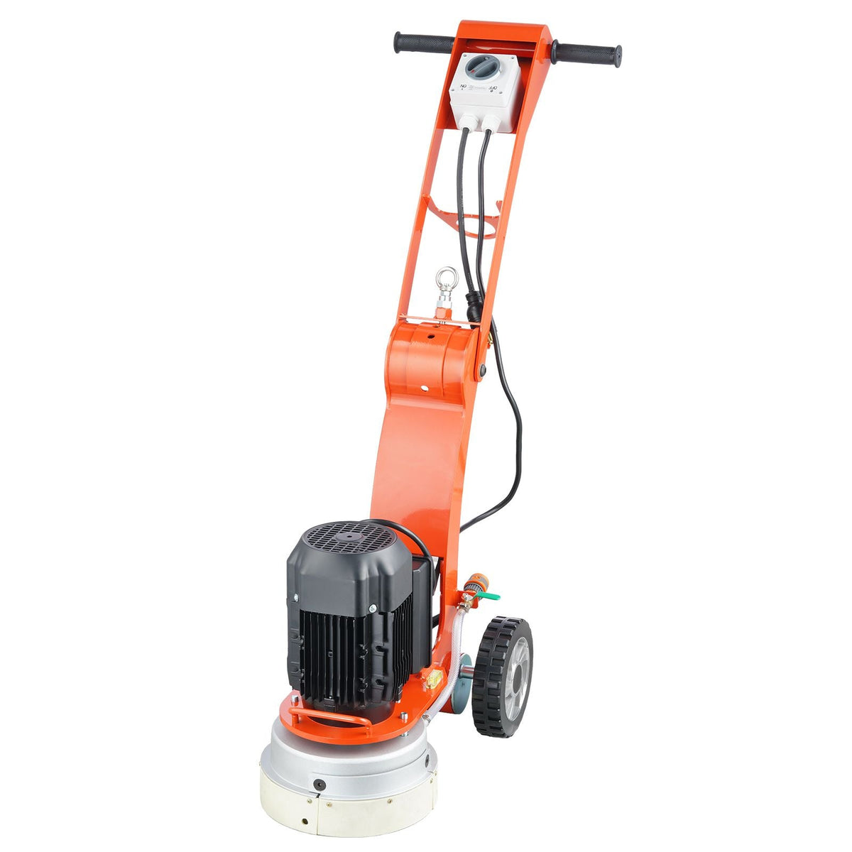 Electric Concrete Floor Grinder 10" Walk-Behind Grinder 1.7HP Concrete Floor Polisher, 1300W Grinding Machine, 1720RPM Upgrade Brushless Motor Surfacing Grinder for Granite/Marble/Stones