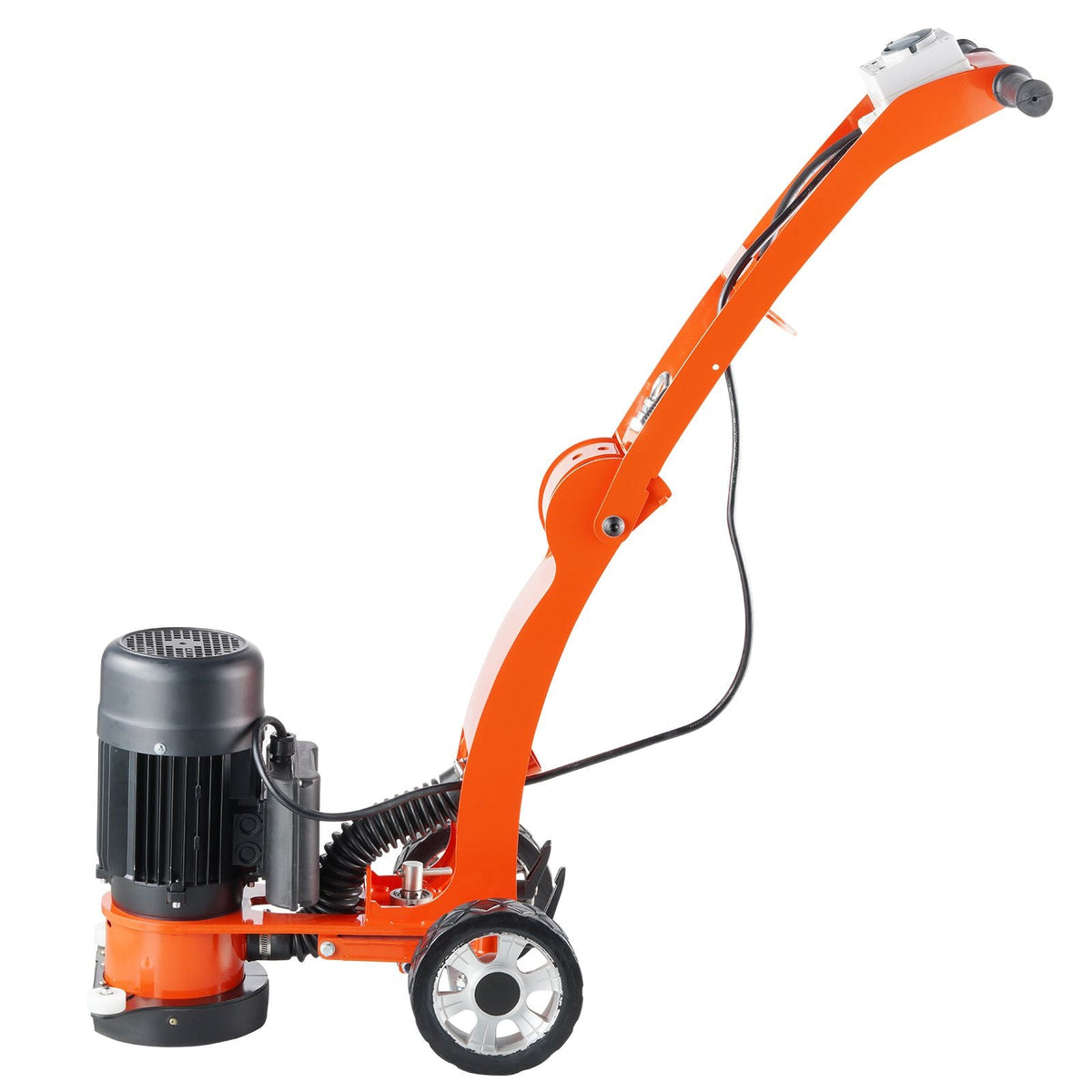 Electric Concrete Floor Grinder 7" Walk-Behind Grinder 1.7HP Concrete Floor Polisher, 1300W Grinding Machine, 1720RPM Upgrade Brushless Motor Surfacing Grinder for Granite/Marble/Stones