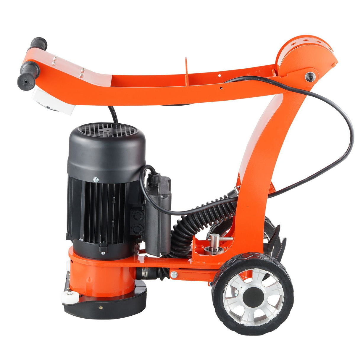 Electric Concrete Floor Grinder 7" Walk-Behind Grinder 1.7HP Concrete Floor Polisher, 1300W Grinding Machine, 1720RPM Upgrade Brushless Motor Surfacing Grinder for Granite/Marble/Stones