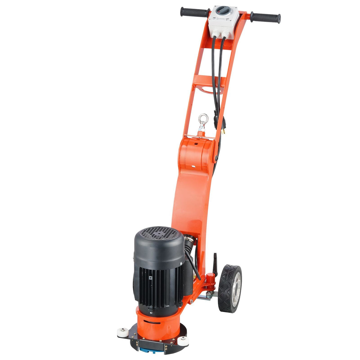 Electric Concrete Floor Grinder 7" Walk-Behind Grinder 1.7HP Concrete Floor Polisher, 1300W Grinding Machine, 1720RPM Upgrade Brushless Motor Surfacing Grinder for Granite/Marble/Stones