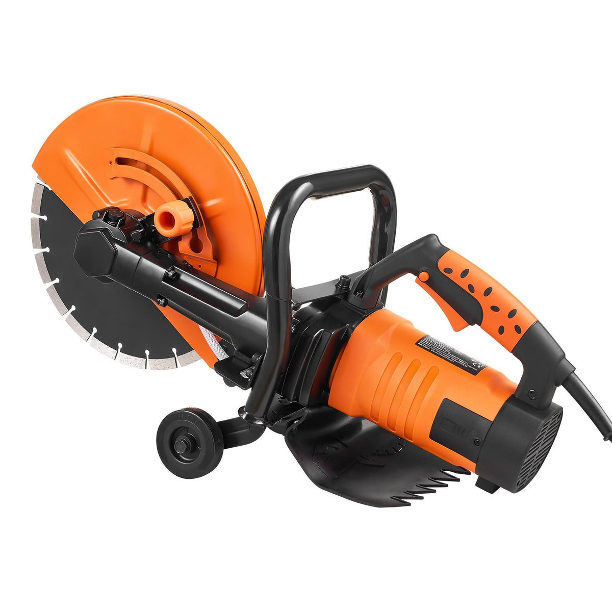 Electric Concrete Saw, 12 in, 1800 W Motor Circular Saw Cutter with Max. 4.5 in Adjustable Cutting Depth, Wet Disk Saw Cutter Includes Water Line, Pump and Blade, for Stone, Brick