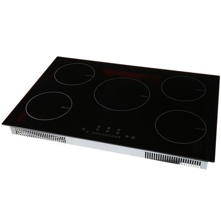 Electric Cooktop, 5 Burners, 30'' Induction Stove Top, Built-in Magnetic Cooktop 9200W, 9 Heating Level Multifunctional Burner, LED Touch Screen w/ Child Lock & Over-Temperature Protection