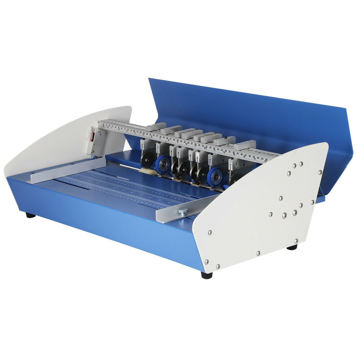 Electric Creasing Machine 21 Inch Paper Creasing Scoring Machine 3 in 1 Creasing Machine with Heavy Duty Metal Present Multi-function