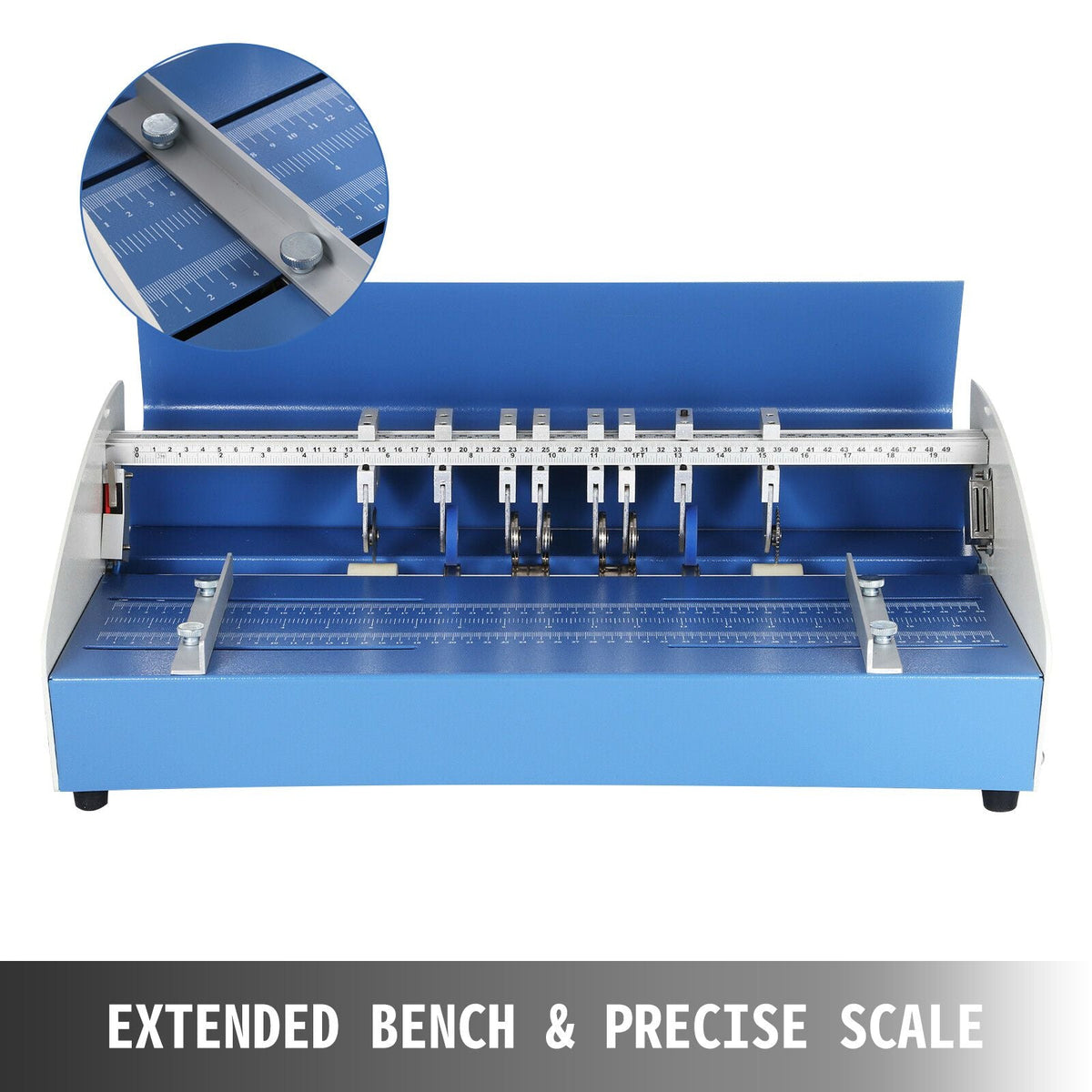 Electric Creasing Machine 21 Inch Paper Creasing Scoring Machine 3 in 1 Creasing Machine with Heavy Duty Metal Present Multi-function
