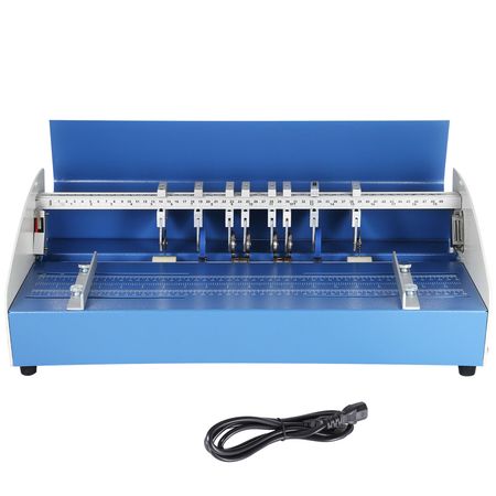 Electric Creasing Machine 21 Inch Paper Creasing Scoring Machine 3 in 1 Creasing Machine with Heavy Duty Metal Present Multi-function