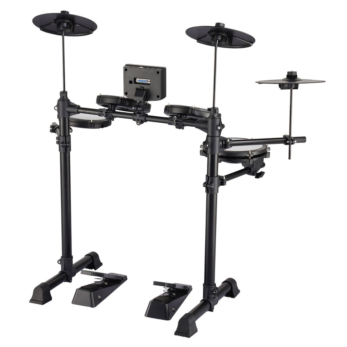 Electric Drum Set, 15 Drum Kits & 150 Sounds Electronic Drum Kit, USB MIDI Supported 8 in Quiet Mesh Snare Electric Drum Set with 10 in Cymbals Drum Sticks & Headphone, for Beginners & Adults