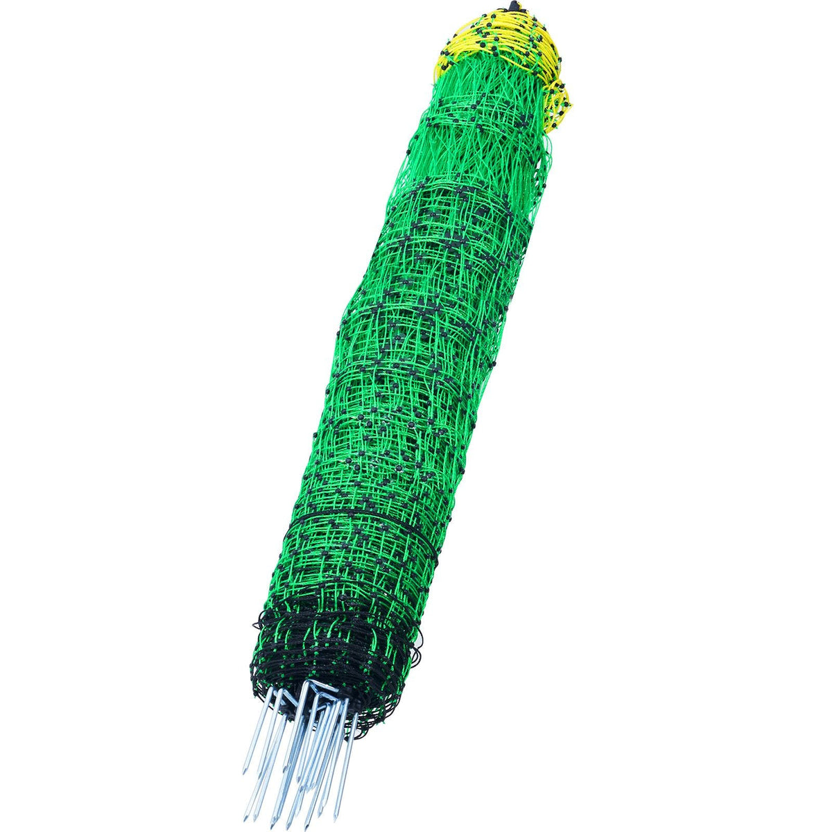 Electric Fence Netting, 42 in (H) x 164 ft (L), PE Net Fencing with Posts & Double-Spiked Stakes, Utility Portable Electric Fence for Pigs, Cows, Sheep, Deer, Used in Backyards, Farms, Ranches