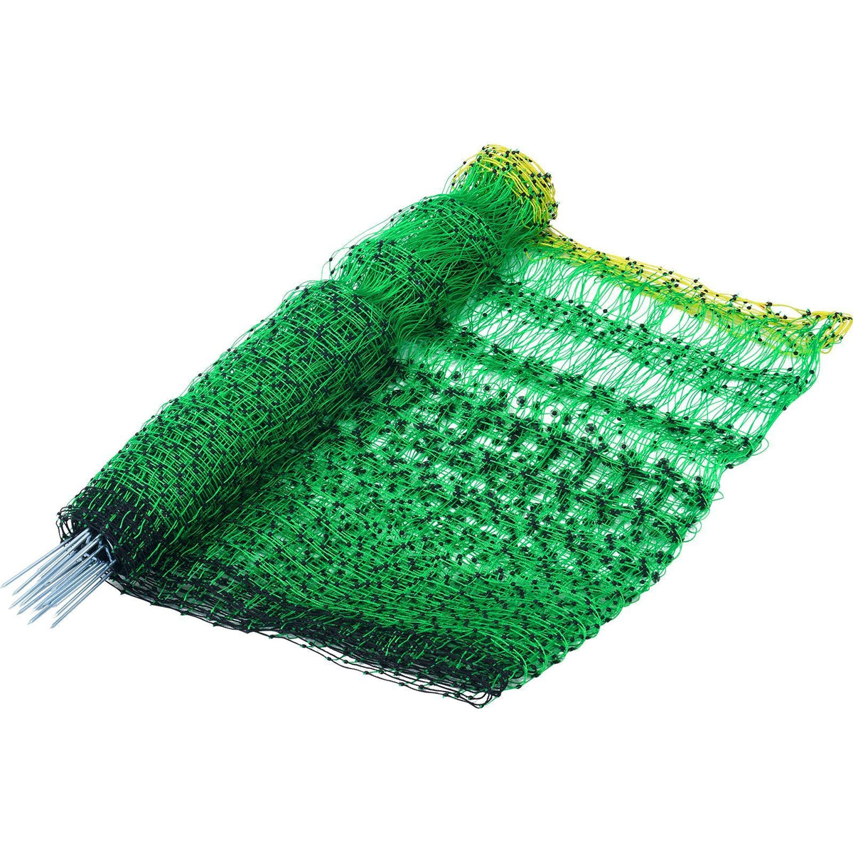 Electric Fence Netting, 42 in (H) x 164 ft (L), PE Net Fencing with Posts & Double-Spiked Stakes, Utility Portable Electric Fence for Pigs, Cows, Sheep, Deer, Used in Backyards, Farms, Ranches