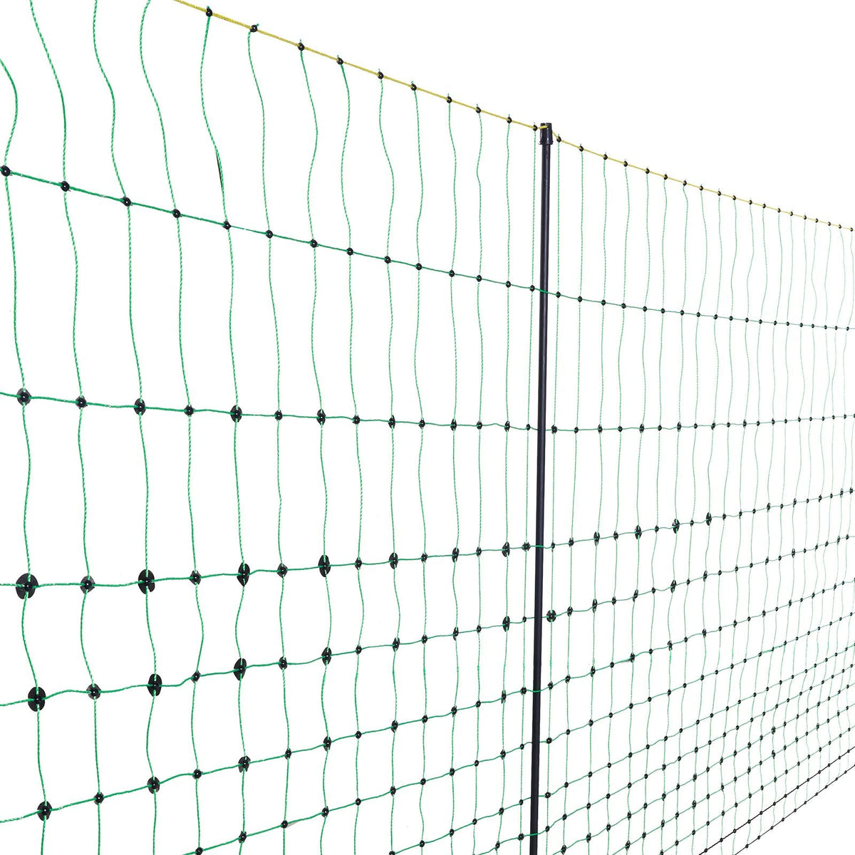 Electric Fence Netting, 50" H x 164' L, Livestock Net Fencing with Posts & Stakes, Portable Mesh Nets for Goats, Sheep, Deer, Hogs, Dogs, Electric Fencing for Backyards, Gardens, Farms, Ranches